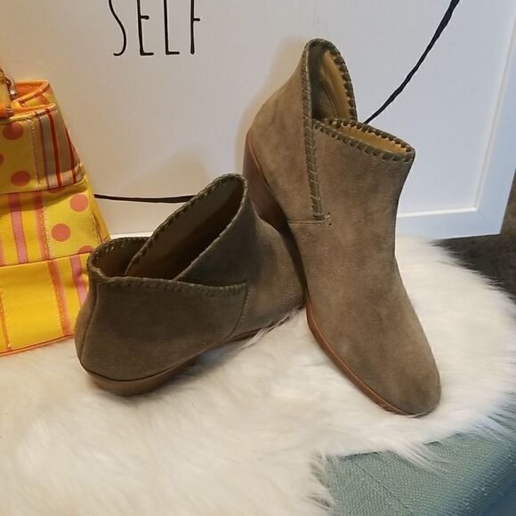 Jack Rogers Sadie Olive Green Boots 8 1/2 - Picture 4 of 7